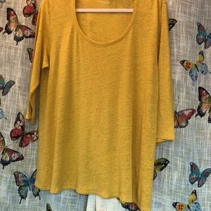 Eileen Fisher linen tunic like new large (or) A
